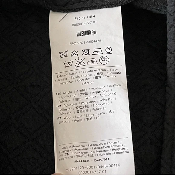 Red Valentino Quilted Short-Sleeve Sweetheart Dress, Black Size 46 - Picture 7 of 11